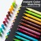Ohuhu Acrylic Glitter Markers, 24 Metallic Glitter Colors, Fine Tip Paint Pens & Shimmer Accents, Water-Based & Quick Dry, for DIY Crafts, Cards, Journals, Wood & Rock Painting, Extra Fine Tip 0.7mm/ Medium Tip 3mm